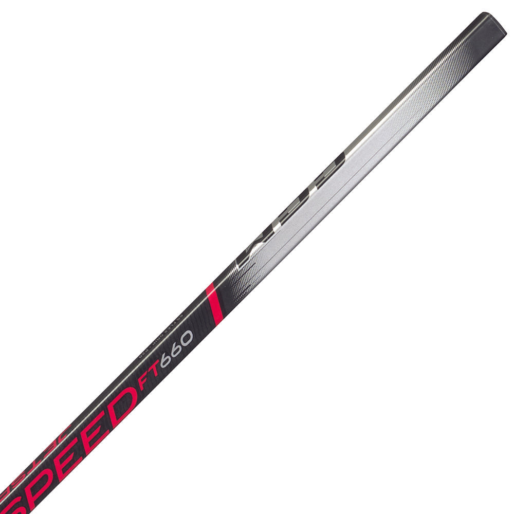 CCM Jetspeed FT660 Junior Ice Hockey Stick - Lightweight Composite Hockey Stick for Youth Players - Perfect for Practice, Games & Training Sessions