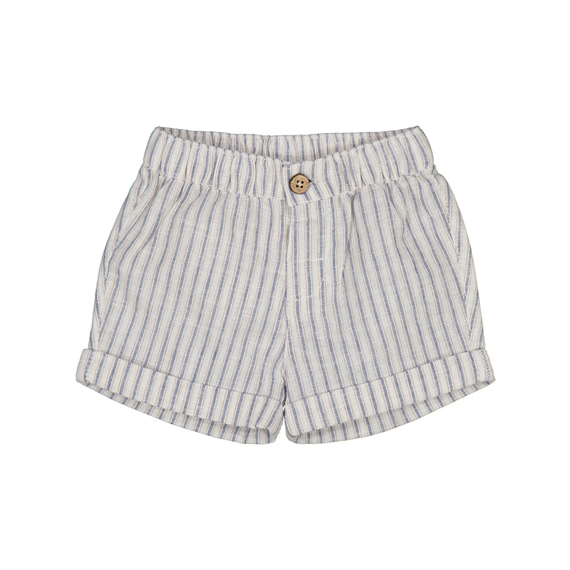 Mayoral Baby Boys' Striped Cotton Shorts - Comfortable & Breathable for Summer Play, Beach Outings & Casual Wear