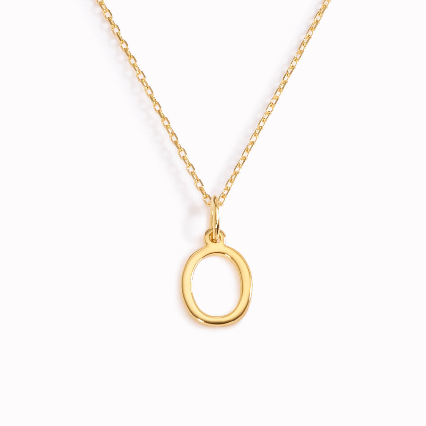 Personalized Gold Initial Necklace for Women - Custom O Letter Pendant Necklace - Elegant Layering Jewelry for Everyday Wear, Gifts & Special Occasions