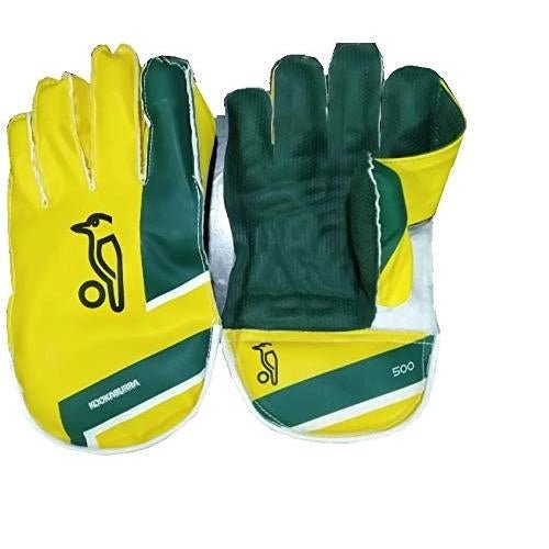 Kookaburra Kahuna Pro 500 Cricket Wicket Keeping Gloves - Premium Leather Wicketkeeper Gloves for Cricket Matches & Training Sessions