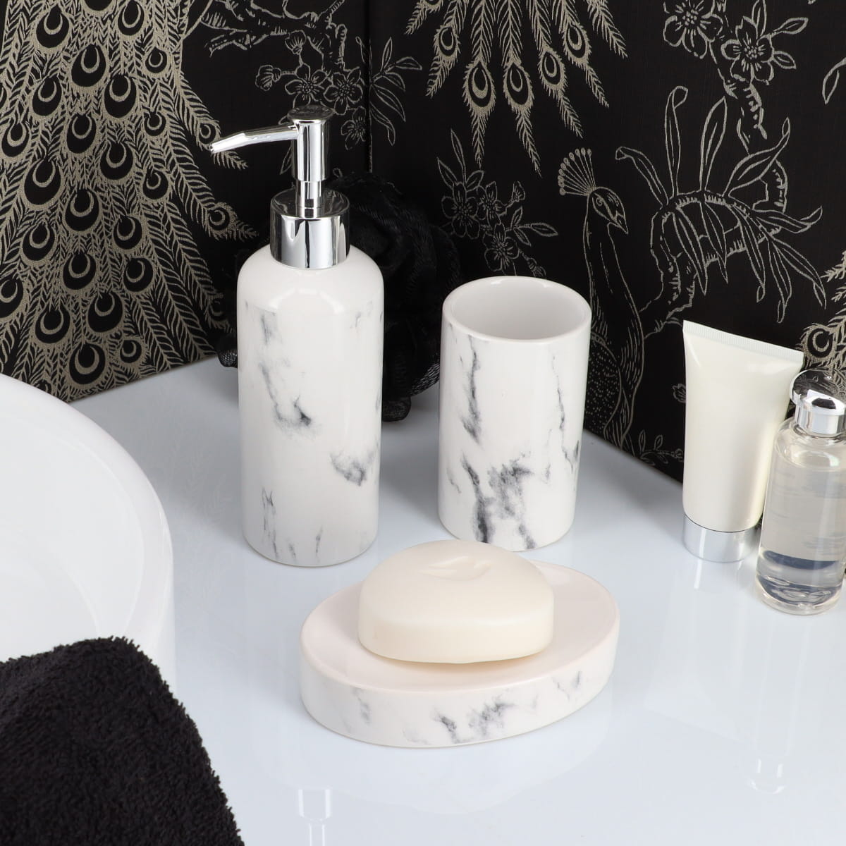 Premium Dolomite Marble Effect Range - Elegant & Durable for Home Decor, Kitchen Countertops & Bathroom Renovations
