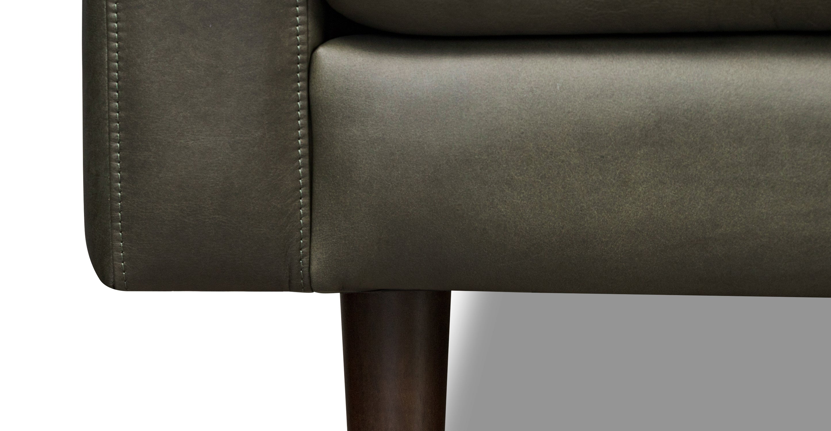 Premium Napa Leather Sofa - Modern Luxury Living Room Furniture for Home & Office - Perfect for Relaxing, Entertaining & Stylish Decor