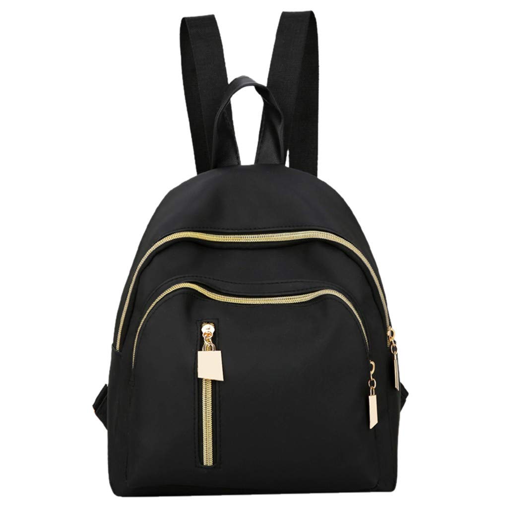 Women's Casual Shoulder Backpack - Multi-Function Laptop Bag with Padded Sleeve, Durable Solid Color Backpack for Work, Travel & College | Perfect for Commuting, Business Trips & Campus Life