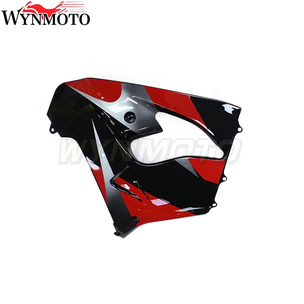 Kawasaki ZX-9R 2002-2003 Motorcycle Fairing Kit - Red & Black ABS Plastic Bodywork | Perfect Fit Replacement for ZX9R 02-03 Models | Ideal for Racing, Street Riding & Bike Restoration
