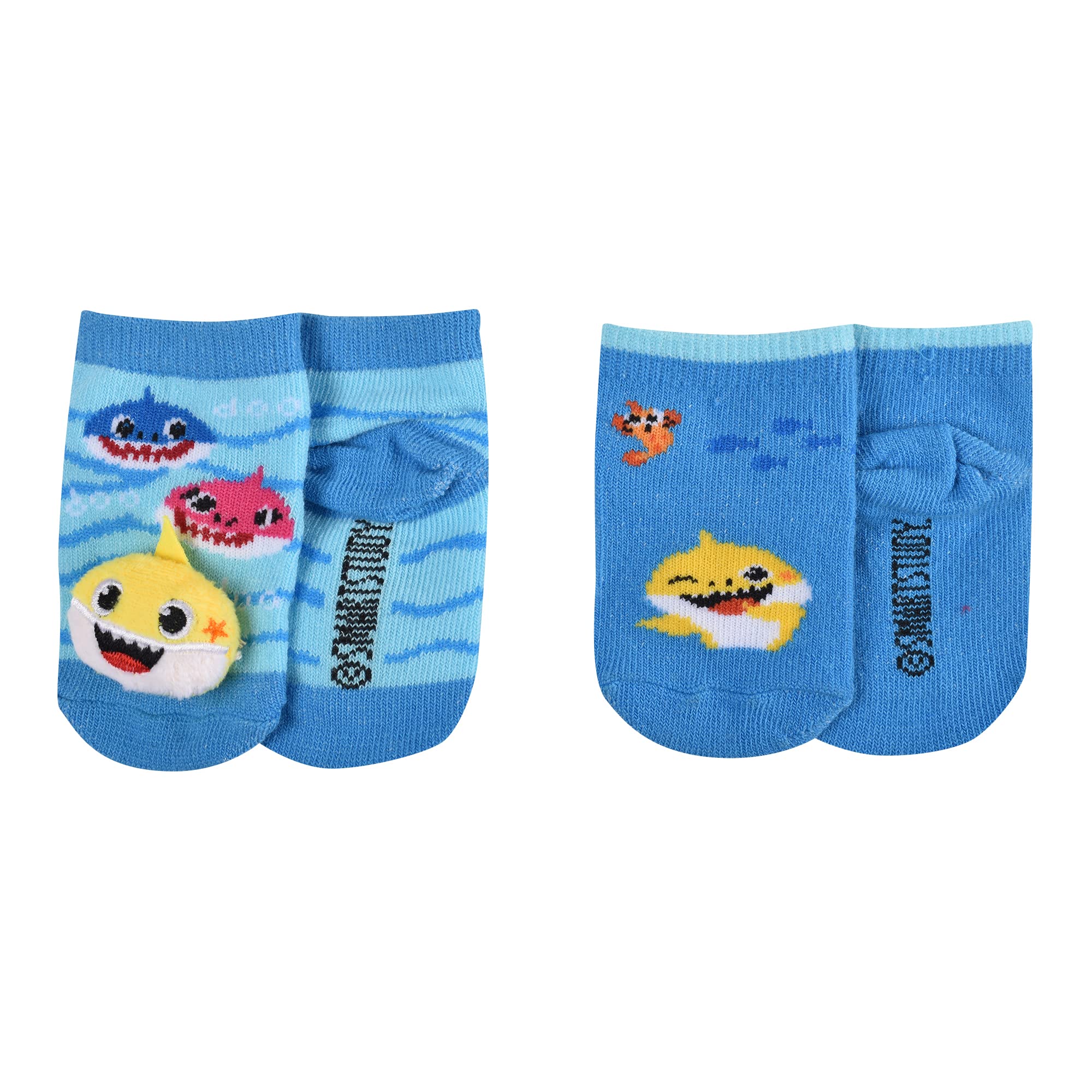 Baby Shark Baby Socks - Unisex Quarter Socks for Playtime & Comfort