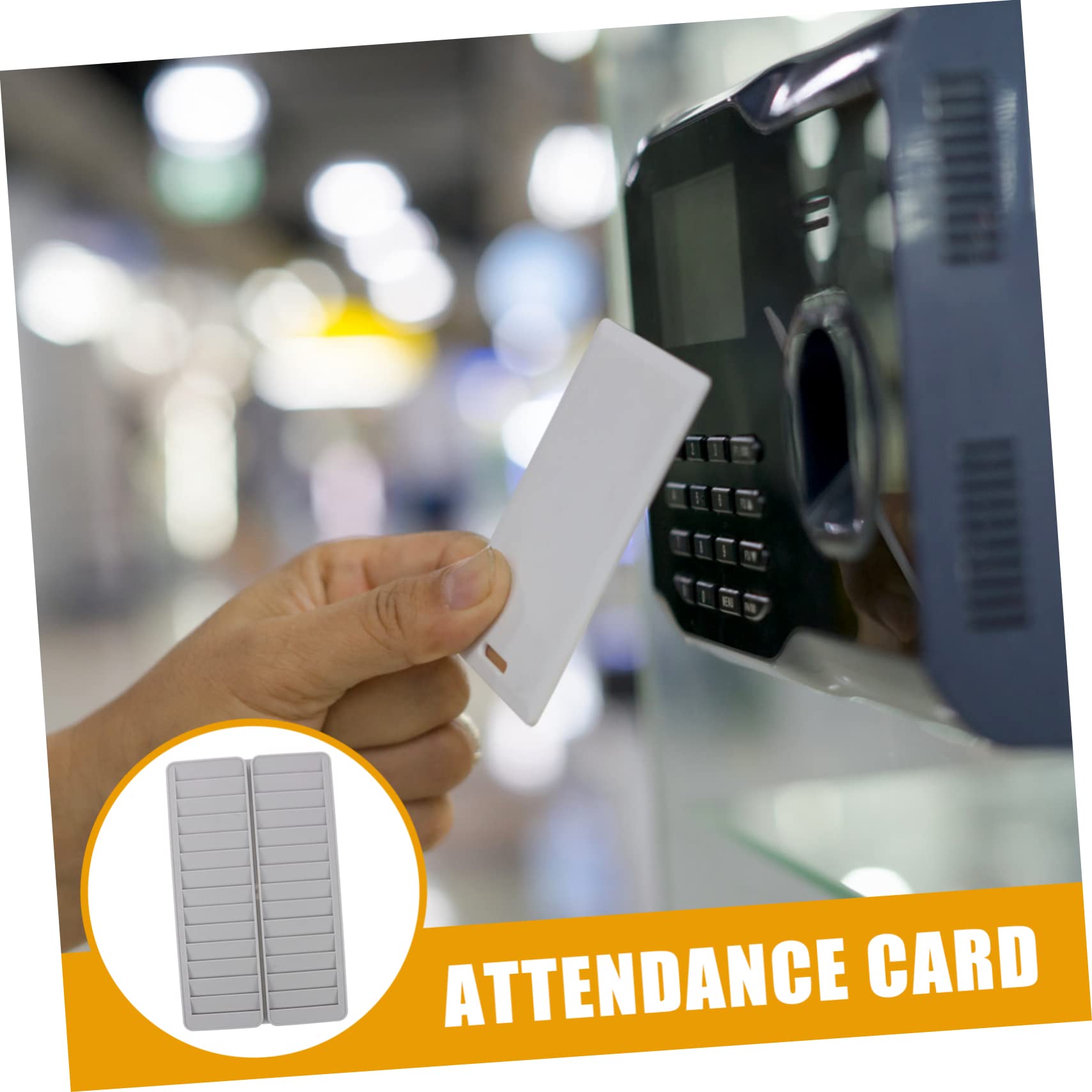 28-Slot Plastic Business Card Holder - Vertical Wall Mount Rack for Time Cards, Attendance Machine Cards & Business Cards | Durable PP Material | Office Organization & Retail Display Solution