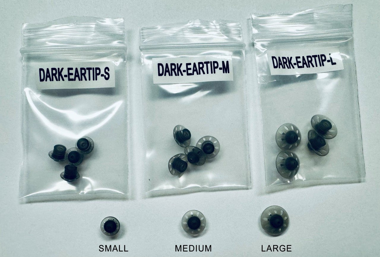 Klein Dark Series Covert Earpiece Replacement Eartips - Premium Noise Isolation Ear Tips for Surveillance, Security & Undercover Operations (3 Pairs) - Perfect for Law Enforcement, Private Investigators & Covert Missions