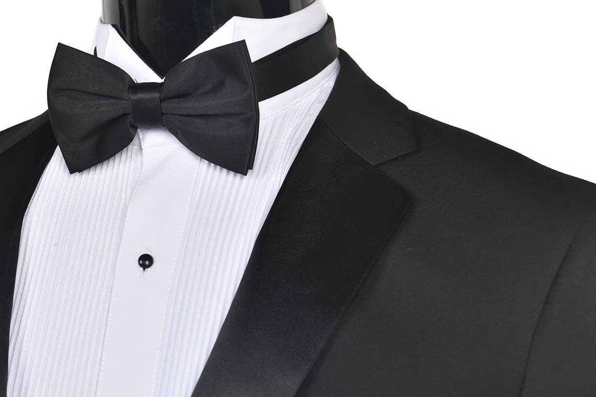 Premium Black Tuxedo for Men - Classic Formal Suit for Weddings, Gala Events & Evening Occasions