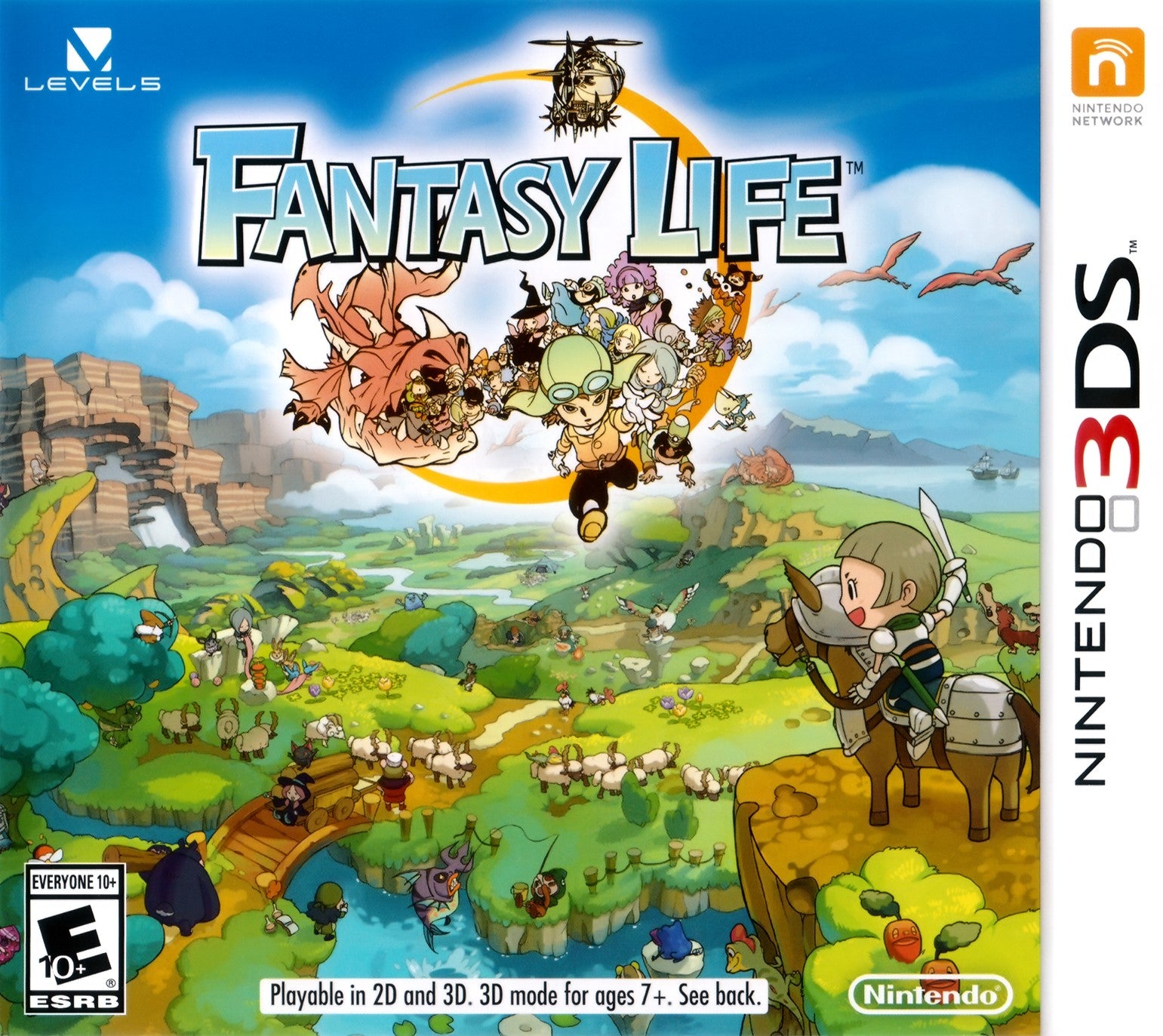 Used Fantasy Life 3DS Video Game - Nintendo 3DS Adventure RPG | Perfect for Travel & Commute Gaming