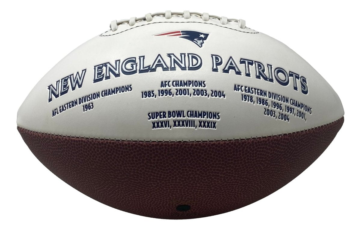 New England Patriots Limited Edition NFL Football with Official Team Logo - Perfect for Game Day, Collectibles, and Patriots Fans Gifts