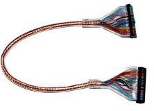 12 Inch Copper Floppy Drive Cable - Single Connector for Vintage PC Builds & Retro Computer Upgrades