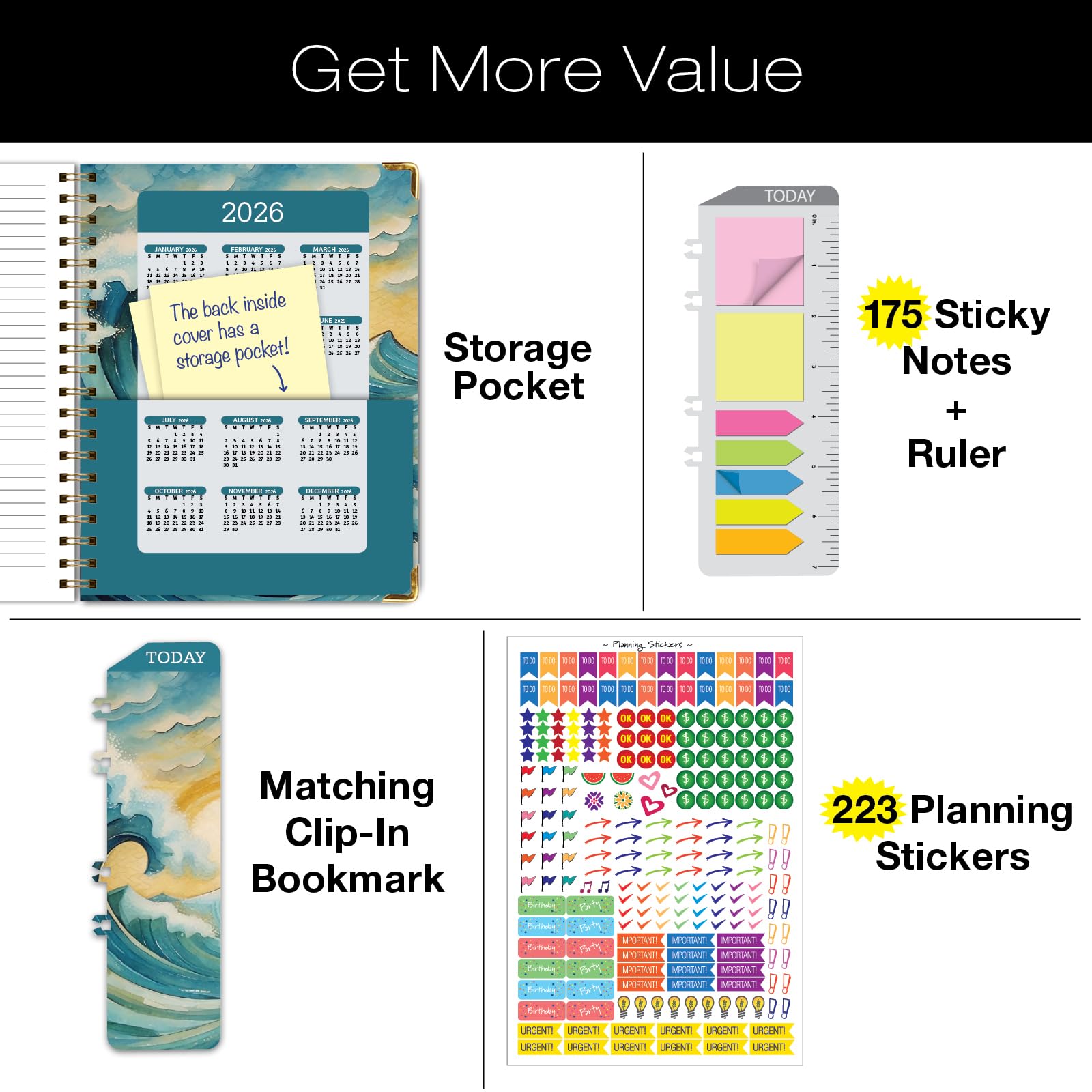 2025 Hardcover Planner 8.5
