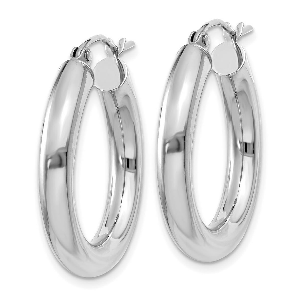 10K Gold Tube Hoop Earrings for Women - Dainty & Elegant 14K Gold Plated Hoops, Hypoallergenic Everyday Jewelry - Perfect for Office, Date Night & Special Occasions