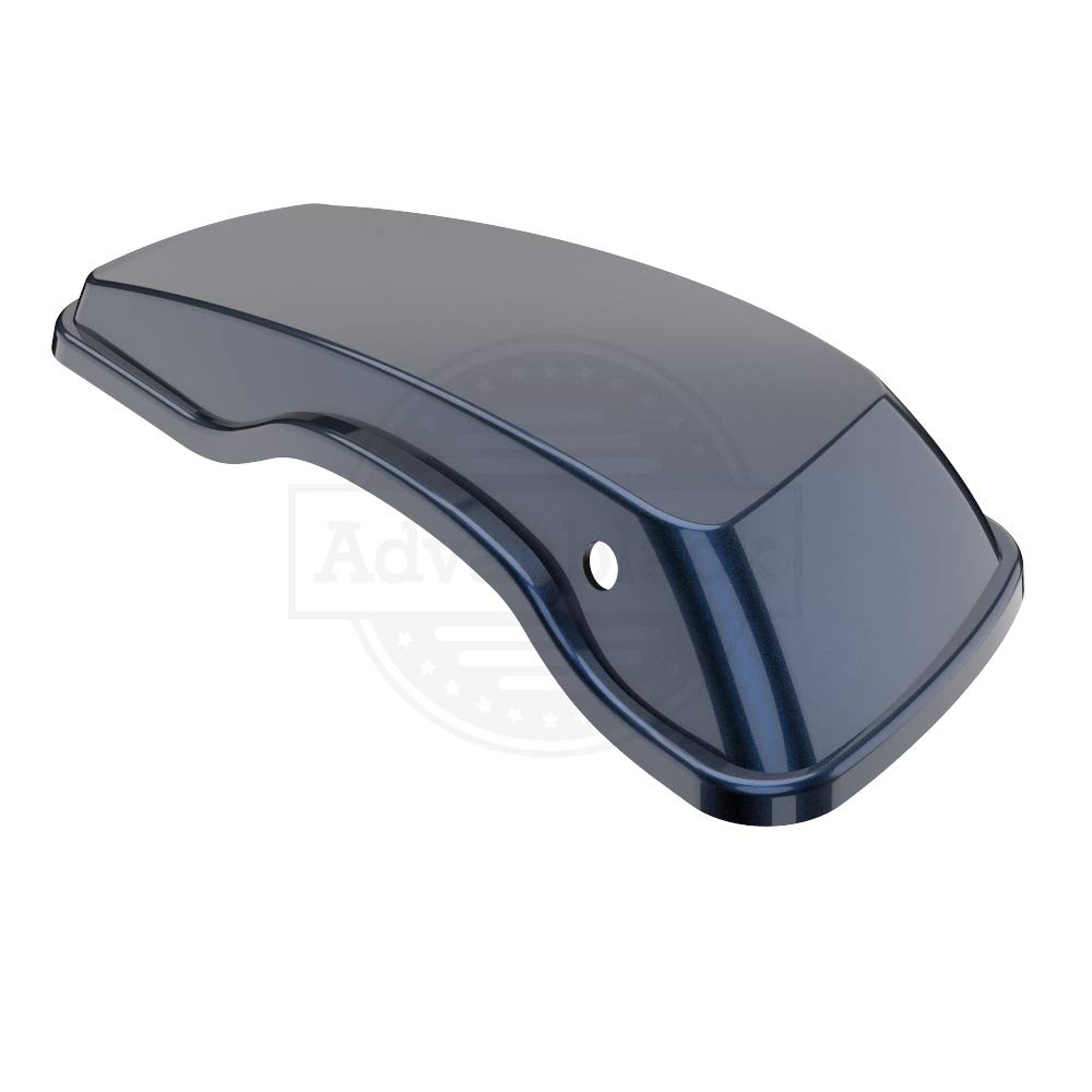 Premium Moto Onfire Saddlebag Lids for Harley Touring, Street Glide & Road Glide Special (2014-2020) - Midnight Blue | Durable Motorcycle Luggage Accessories for Long Rides & Road Trips