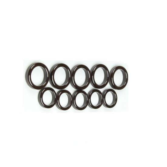 10-Pack Ceramic Kite Rings - 5 Sizes Included (S/M/L/XL/XXL) - Durable & Lightweight for DIY Crafts, Jewelry Making, and Home Decor Projects