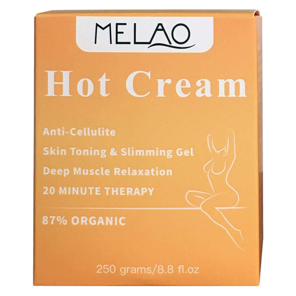 Best Anti Cellulite Cream for Weight Loss - 250g Organic Slimming & Firming Body Serum | Hot Fat Burning Cream for Arms, Legs & Belly | Natural Body Shaping Treatment for Women | Perfect for Post-Workout Recovery & Spa Days
