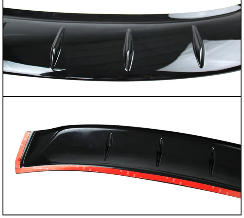 IK Style Rear Roof Window Visor for 2016-2021 Honda Civic Sedan 4 Door - Rain Protection & Enhanced Style for Daily Commuting & Road Trips