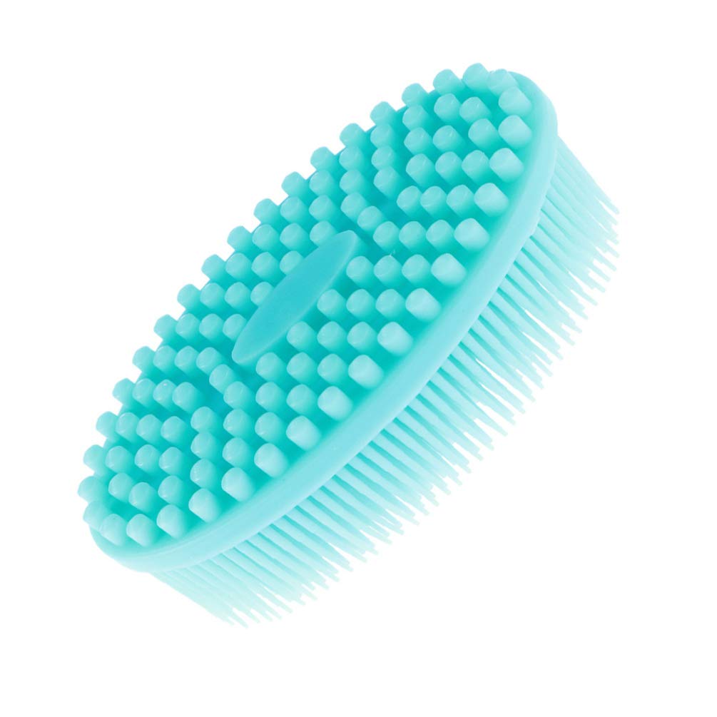 Excluzo Mini Silicone Body Brush - Exfoliating Pad for Skin Care & Massage | Home Spa & Travel Use