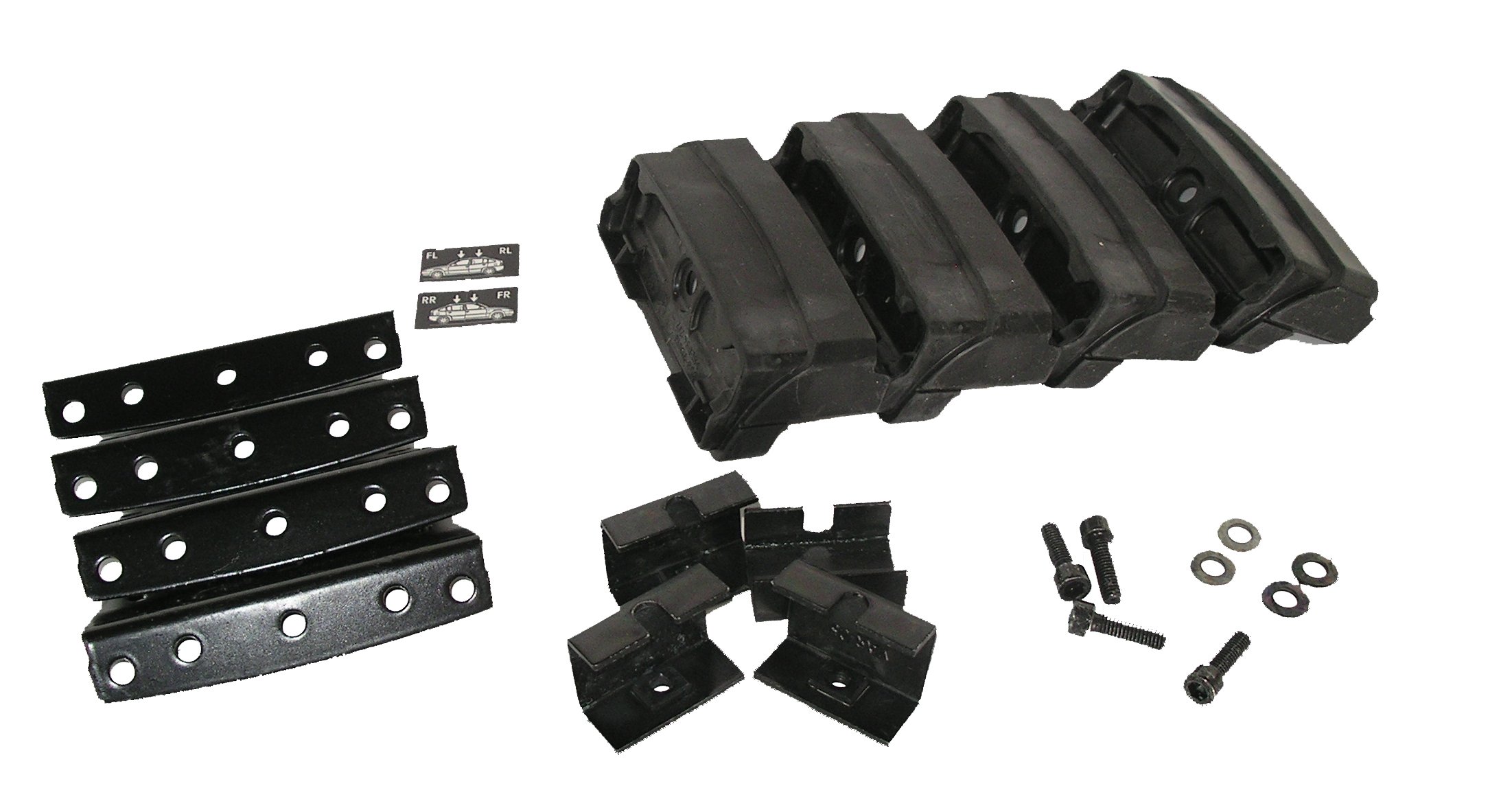 Thule 3027 Fixpoint Fitting Kit - Universal Roof Rack Mounting System for Cars & SUVs | Perfect for Outdoor Adventures, Camping & Road Trips