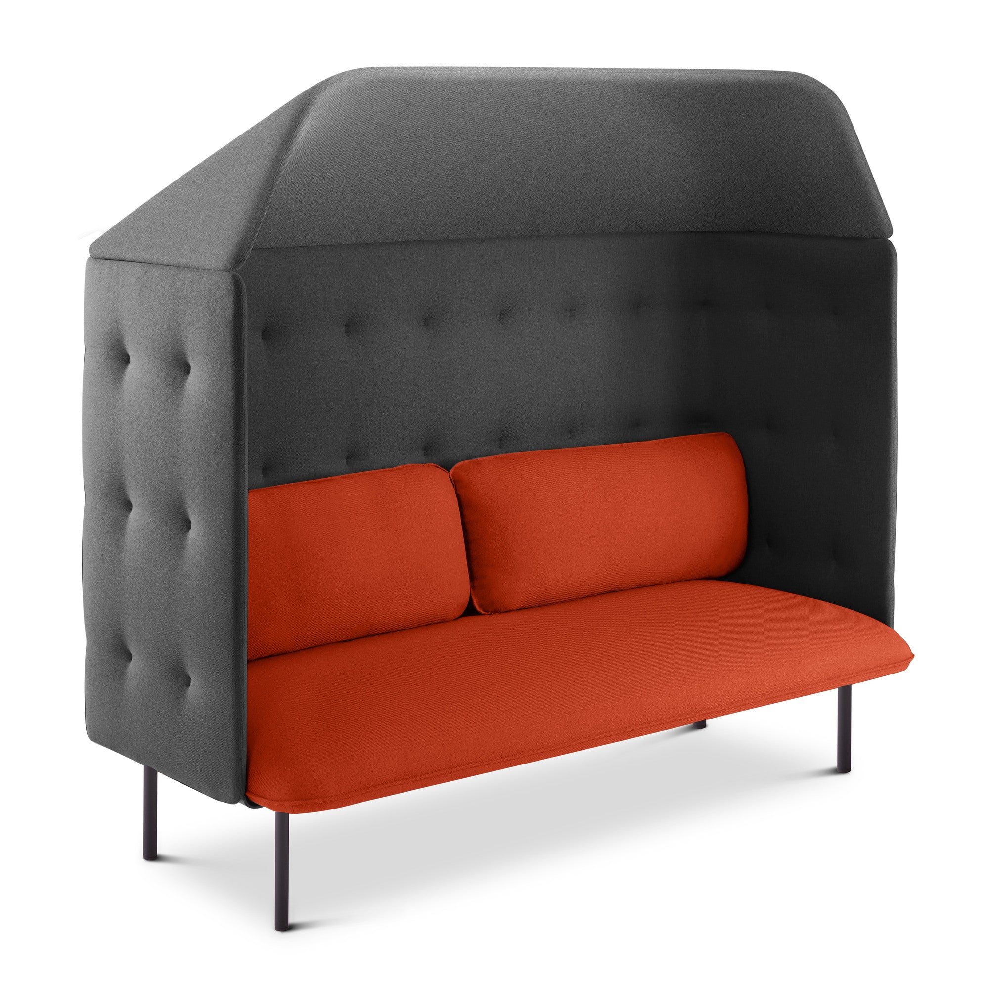 QT Privacy Lounge Sofa with Canopy - Comfortable Outdoor Patio Furniture for Relaxing in Your Backyard or Garden