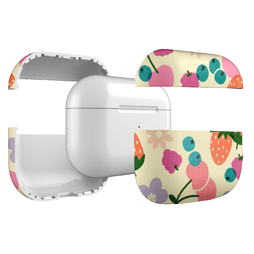Premium AirPods Pro Case with Fruit Bowl Design - Durable Protective Cover for Apple AirPods Pro - Perfect for Travel, Work & Daily Use