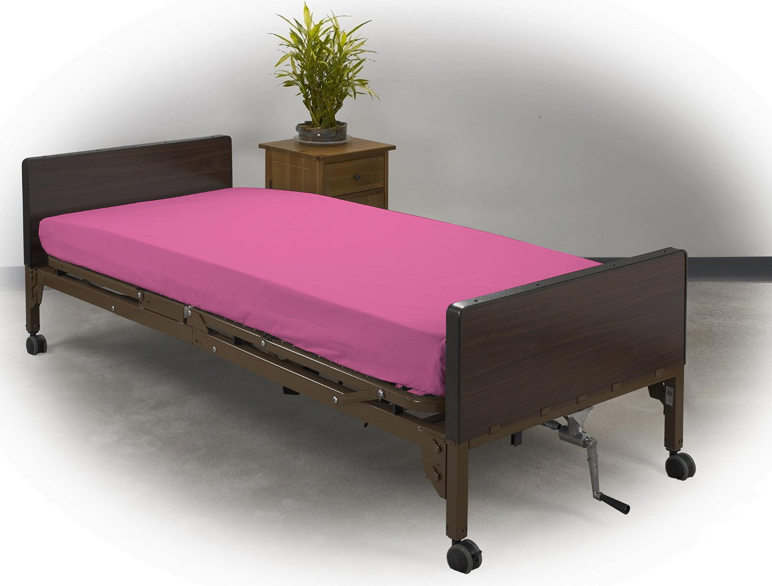 Soft 100% Cotton Twin XL Fitted Hospital Bed Sheet - 36