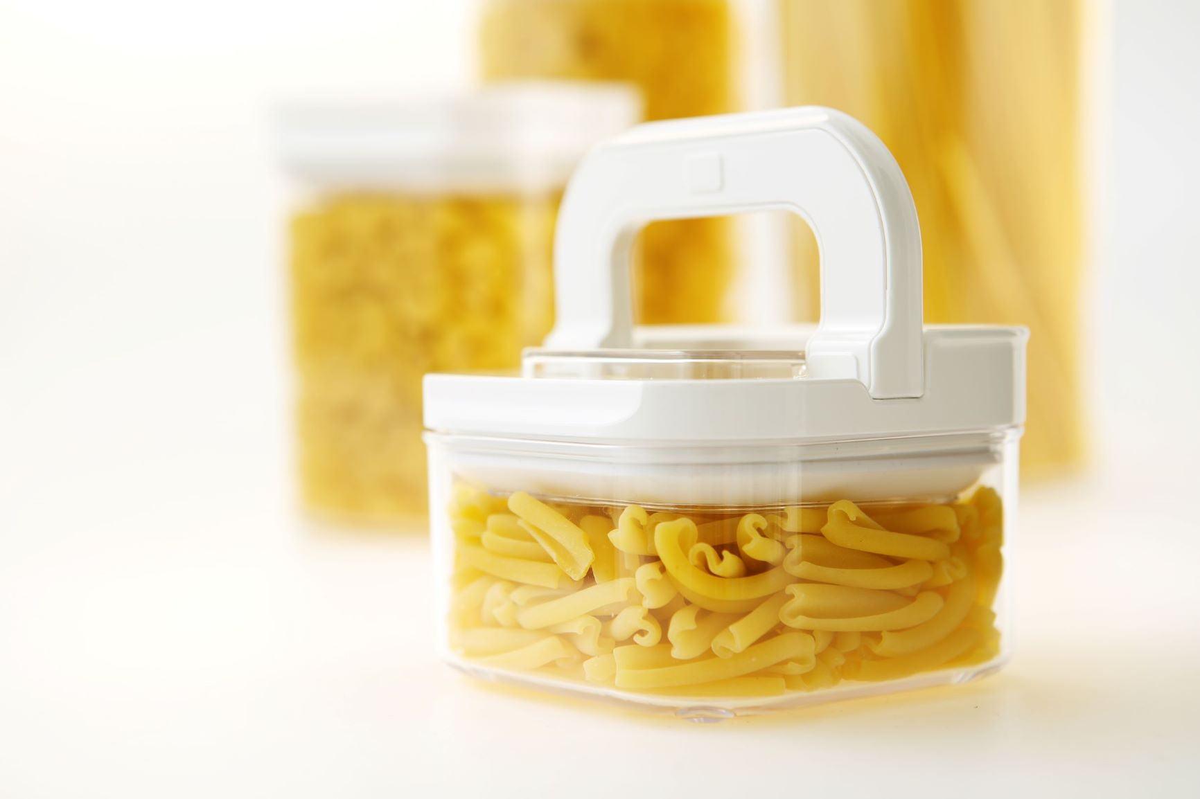 12-Pack White Flip-Top Canisters with Airtight Lids - Perfect for Kitchen Storage, Pantry Organization & Bulk Food Containers