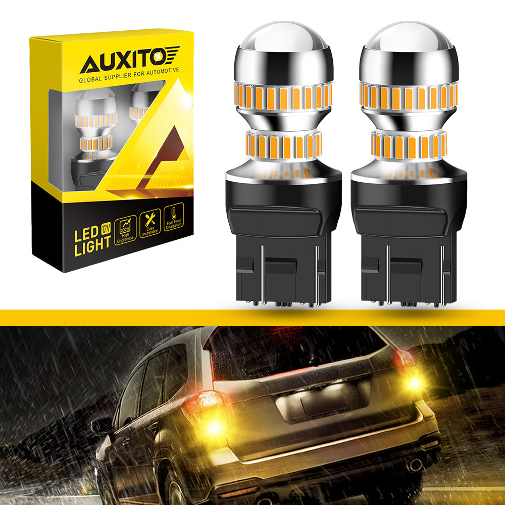 2000-2006 Toyota Tundra Rear Turn Signal Light Bulb - 7443 LED Replacement (Amber/Red) - Bright & Durable - Perfect for Night Driving & Enhanced Safety