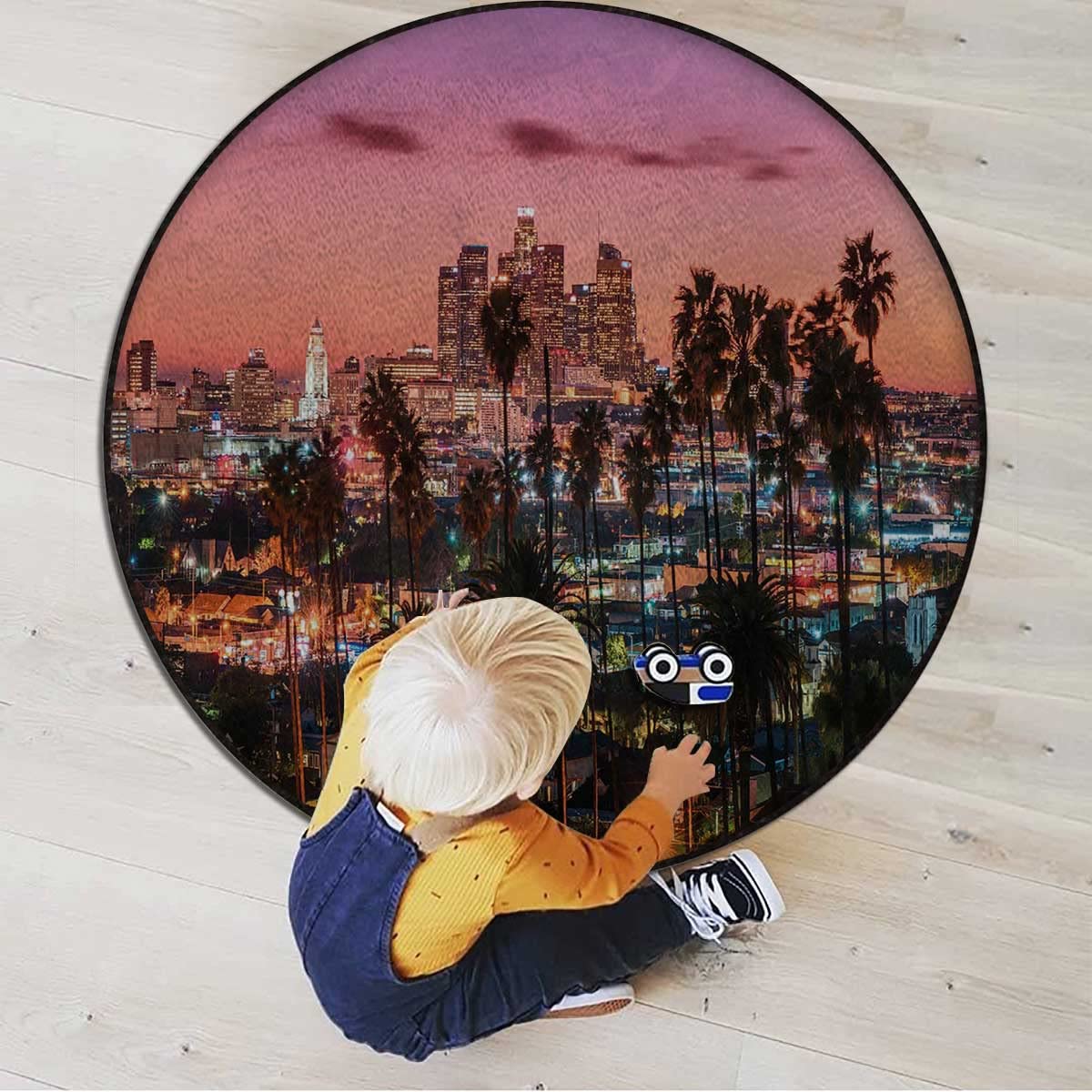 Round Chair Mat for Hardwood Floors - 39.3