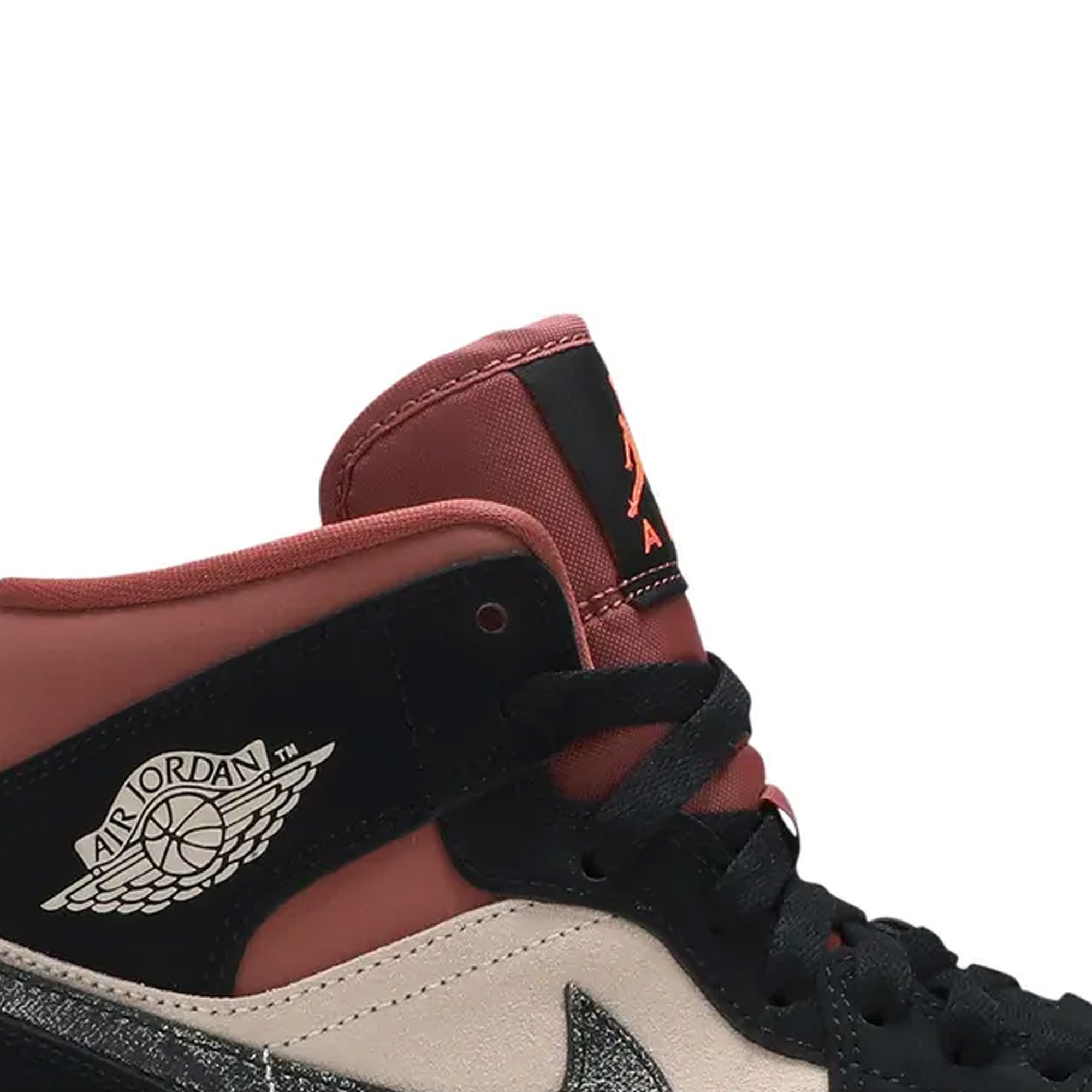 Air Jordan 1 Mid W 'Burgundy Dusty Pink' Women's Basketball Shoes - Stylish Sneakers for Casual Wear, Gym & Street Fashion