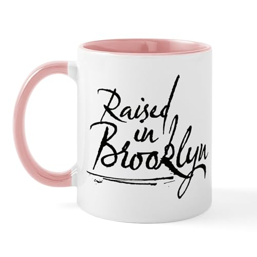 White/Pink Inside - Raised In Brooklyn Mug