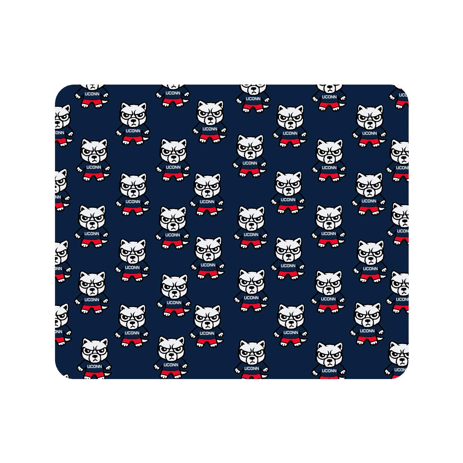 OTM Essentials University of Connecticut UConn Standard Fabric Mouse Pad - Non-Slip Desk Accessory for Gaming & Office Work - Large Computer Mousepad with Tokyodachi Mascot Design - Perfect for Dorm, Home & Office Setup