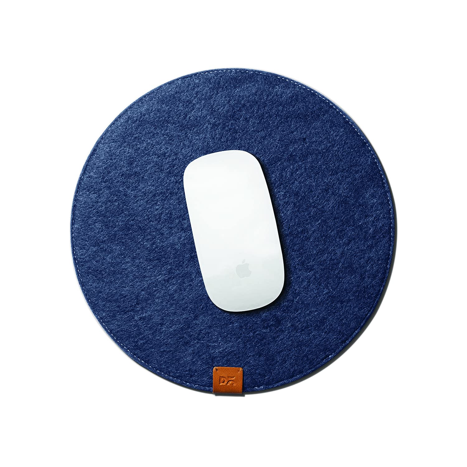 DailyObjects Orb Mouse Pad - Large Extended Vegan Leather Desk Mat for PC, Laptop & Wireless Mouse | Non-Slip Office & Gaming Surface | Home Workspace Accessory (Blue)