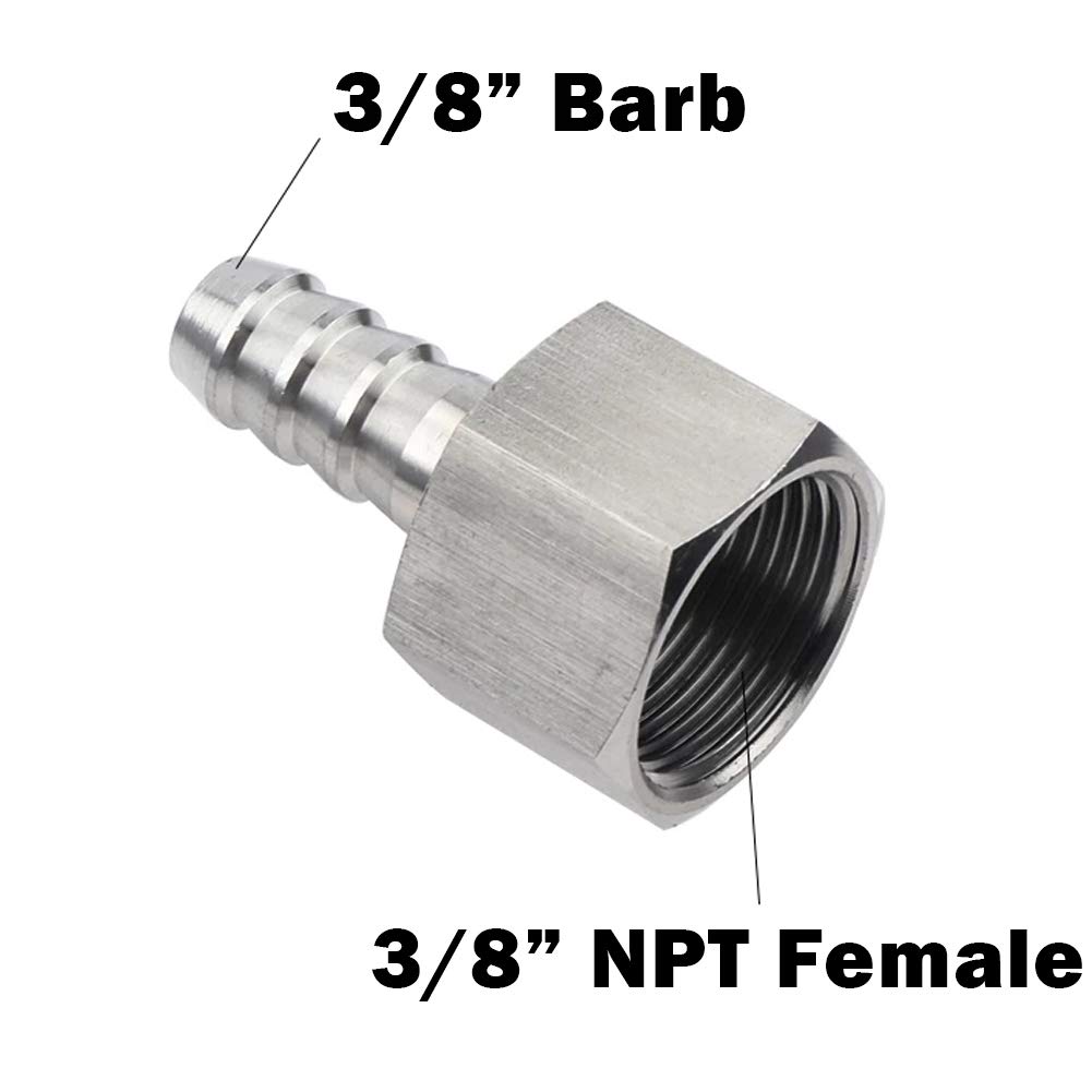 Stainless Steel 3/8