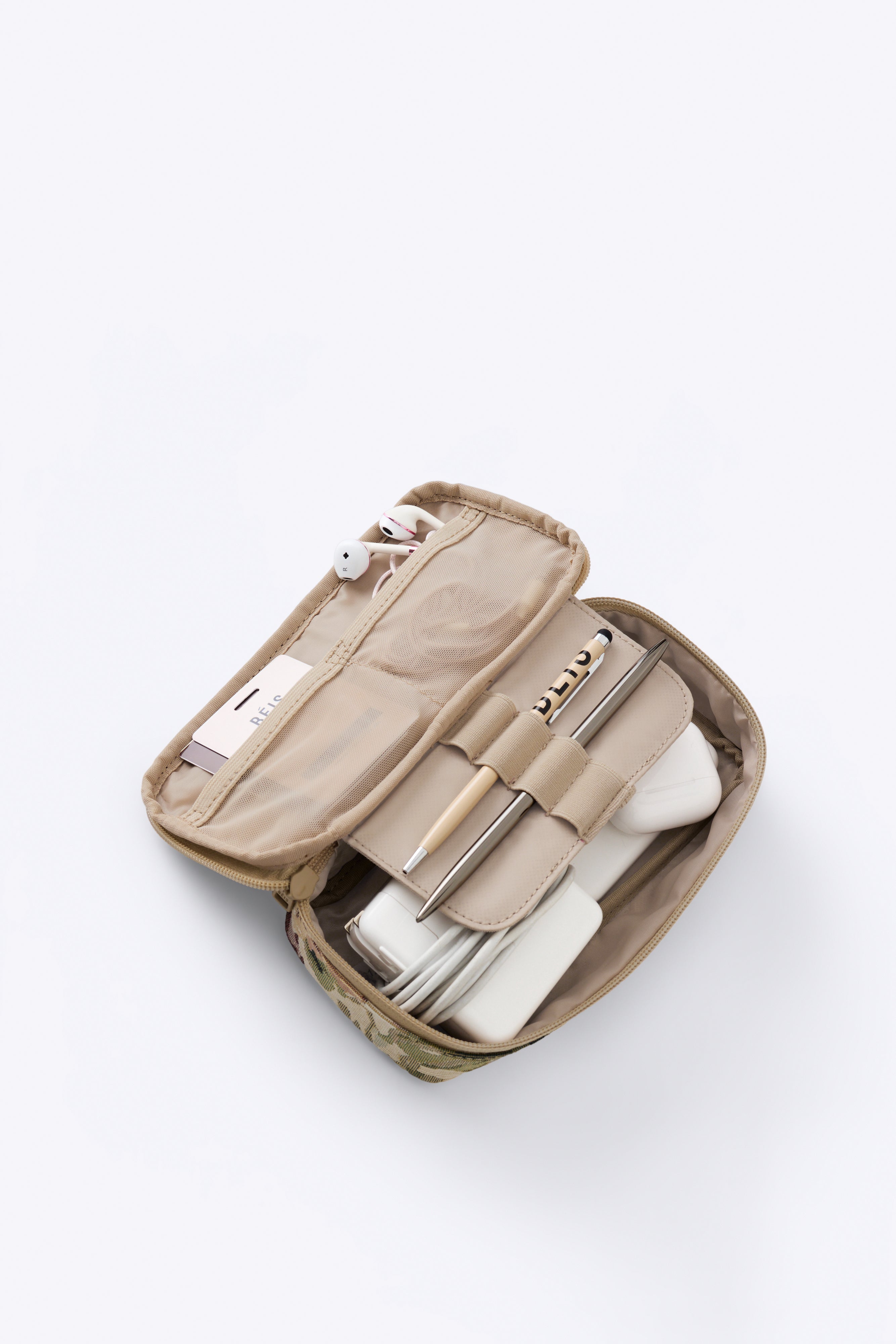 Vintage Floral Tech Organizer - Cable Management Pouch for Phones, Tablets & Accessories | Perfect for Travel, Office & Home Use