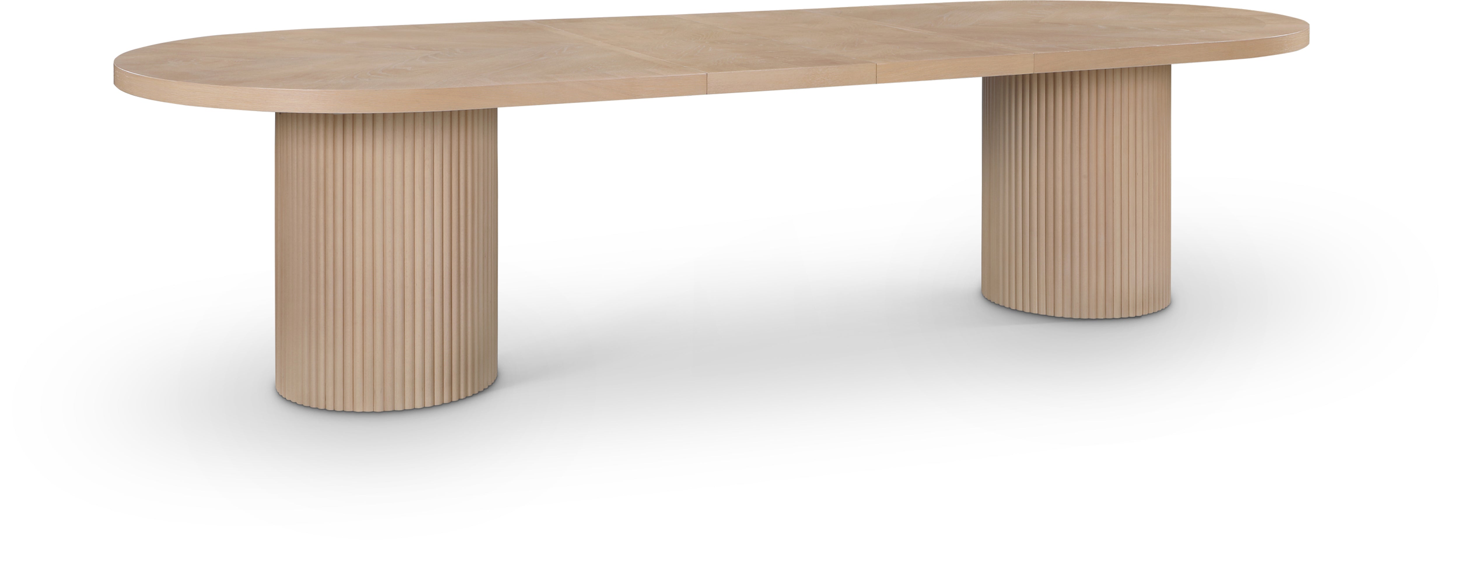 Belinda Solid Oak Dining Table - Rustic Farmhouse Style - 3-Piece Set for Kitchen & Dining Room - Perfect for Family Gatherings & Dinner Parties