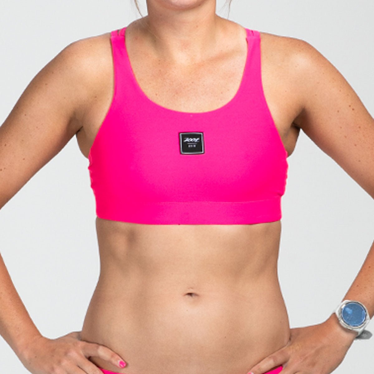 Women's Elite Swim Bikini Top - High Support Athletic Swimwear for Surfing & Beach Vacations | Wonderland Collection