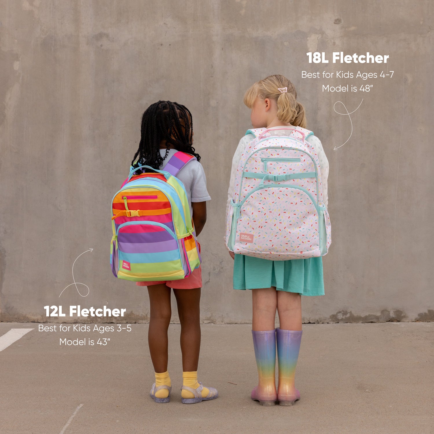Fletcher Large Kids' Backpack for School, Travel & Outdoor Adventures - Durable & Spacious Children's Bookbag for Boys & Girls
