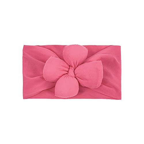 Soft Stretch Knit Headband for Toddler Girls & Boys - Adjustable Baby Hairband with Bowknot - Perfect for Newborns, Infants & Baby Care - Ideal for Photos, Parties & Everyday Wear