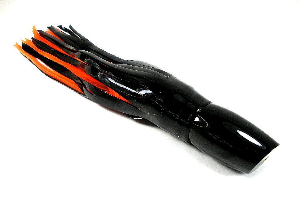 Premium Black Kona Plunger Saltwater Fishing Lure - Ideal for Marlin, Tuna, Mahi-Mahi & Wahoo - Perfect for Deep Sea Fishing & Offshore Angling Adventures