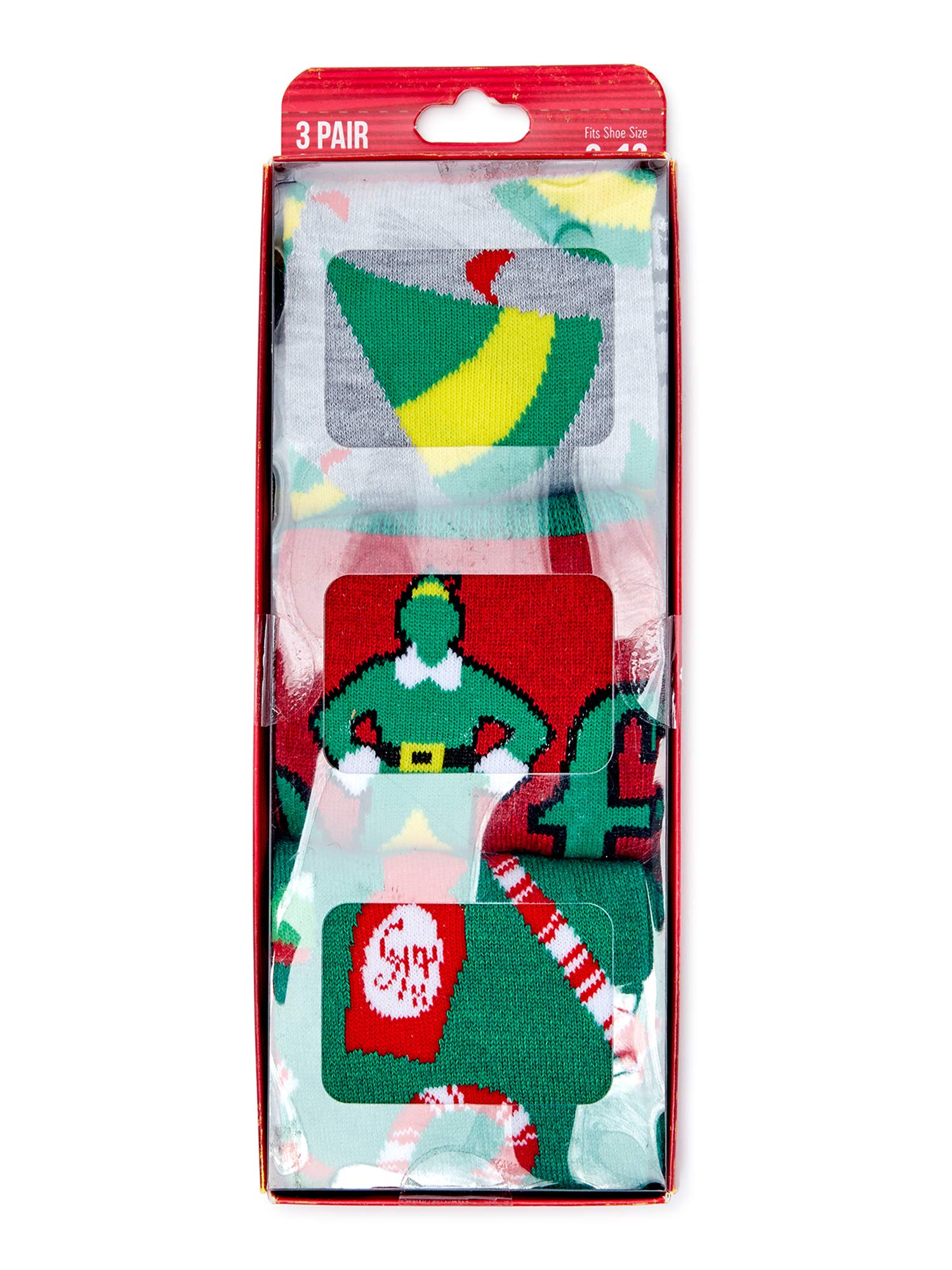 Elf Men's 3 Pack Cotton Crew Socks - Soft Comfortable Athletic Casual Socks for Running, Hiking, Work & Everyday Wear