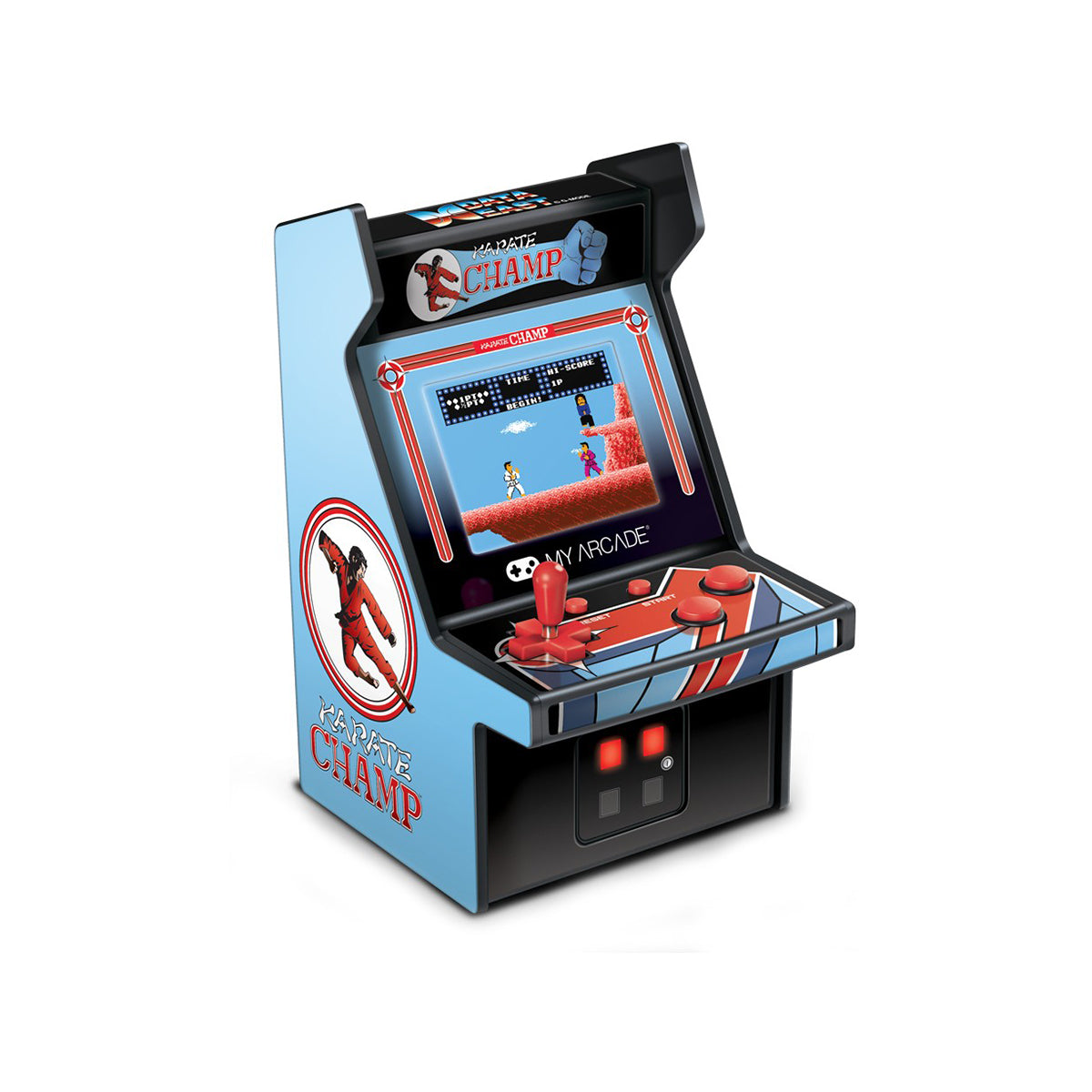 My Arcade DGUNL 3204 Karate Champ Micro Player - Portable Retro Arcade Game Console for Kids & Adults | Perfect for Home, Office & Travel Gaming Entertainment
