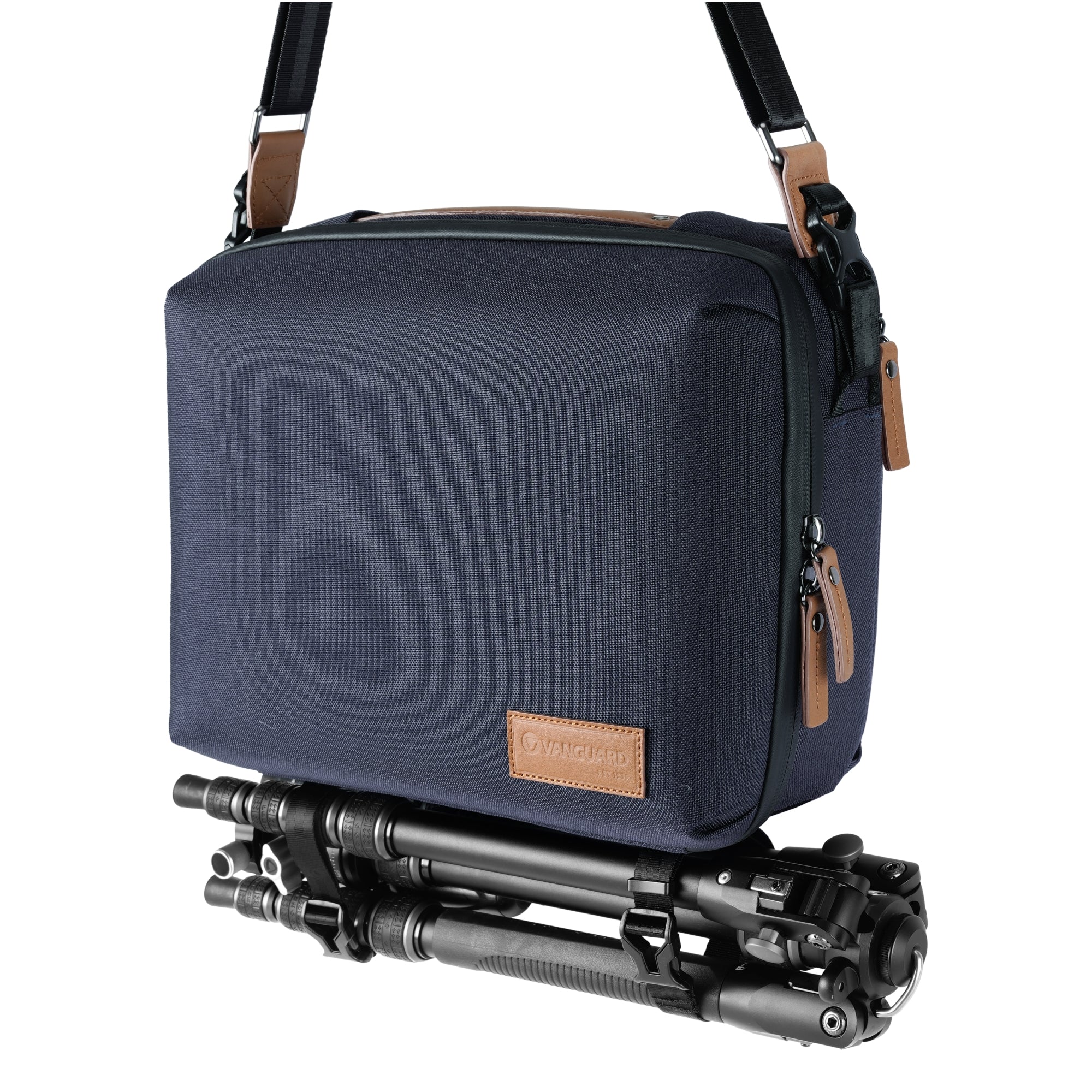 VEO City TP33 NV Tech Bag - Waterproof Laptop Backpack for Men & Women, Durable Travel Business Bag with USB Charging Port, Navy Blue - Perfect for Work, School, and Commuting