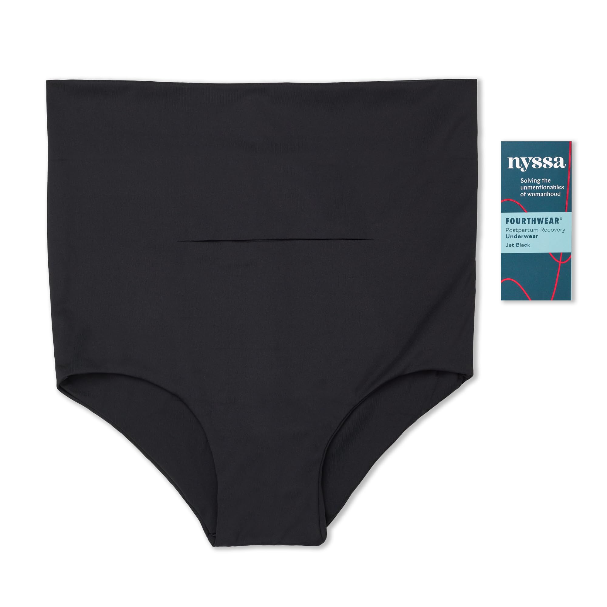 Nyssa FourthWear Postpartum Recovery Underwear - High Waist Post Surgery Panties for C-Section & Vaginal Delivery - Comfortable Maternity Underwear for Women - Perfect for Hospital, Home Recovery & Everyday Wear