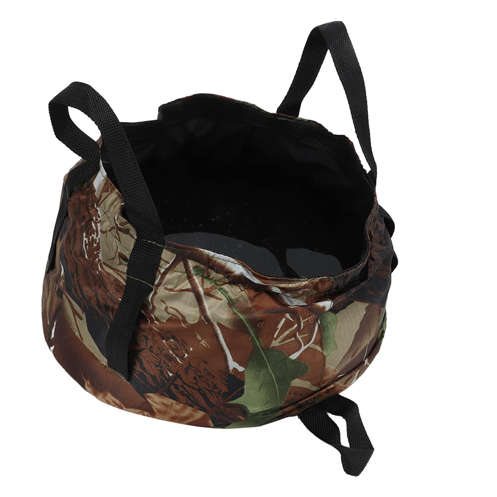 Portable Collapsible Wash Basin - Universal, Durable & Reusable Camping, Fishing & Outdoor Sink (Camouflage Design) | Perfect for Camping Trips, RV Travel & Outdoor Adventures