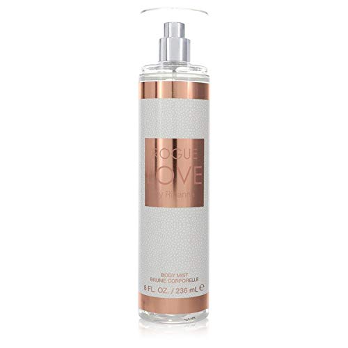 Rihanna Rogue Love 8 oz Body Mist Perfume for Women - Long Lasting Fragrance, Floral & Fruity Scent - Perfect for Daily Wear, Date Night & Special Occasions