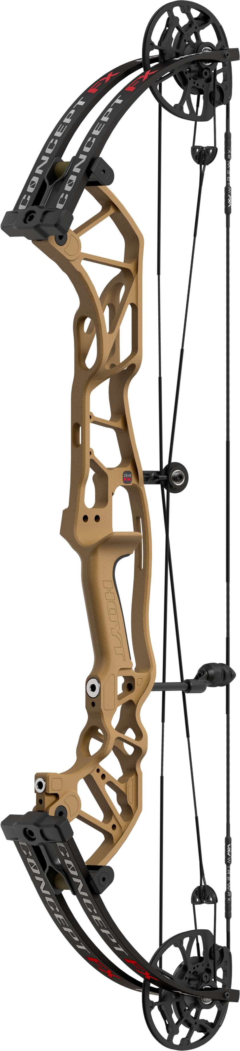Hoyt Concept FX Compound Bow with Standard Limbs - High Performance Hunting & Target Shooting Bow for Adults - Perfect for Archery Competitions, Outdoor Hunting, and Target Practice
