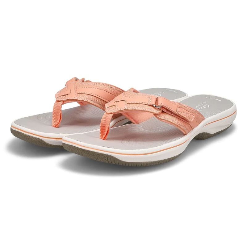 Women's Breeze Sea Clarks Sandals - Comfortable Summer Beach Walking Shoes for Women | Casual Outdoor Slip-On Sandals with Cushioned Footbed | Perfect for Beach Vacations, Poolside Lounging & City Strolls