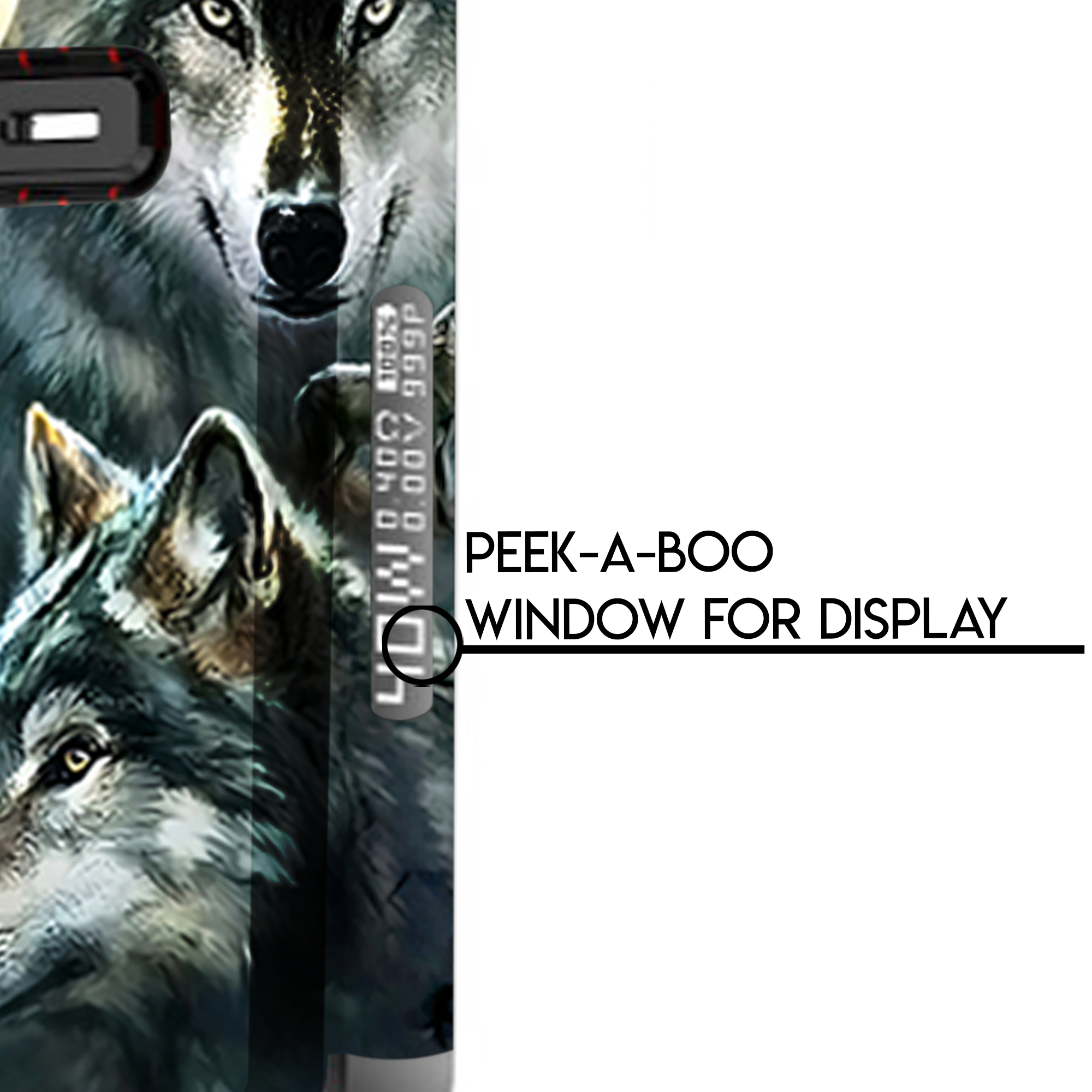3 Wolves Moonlight Protective Skin Cover for Smok Nord 2 Vape - Durable Vinyl Decal Wrap for Nord 2 Pod System - Perfect for Outdoor Adventures, Travel & Daily Use