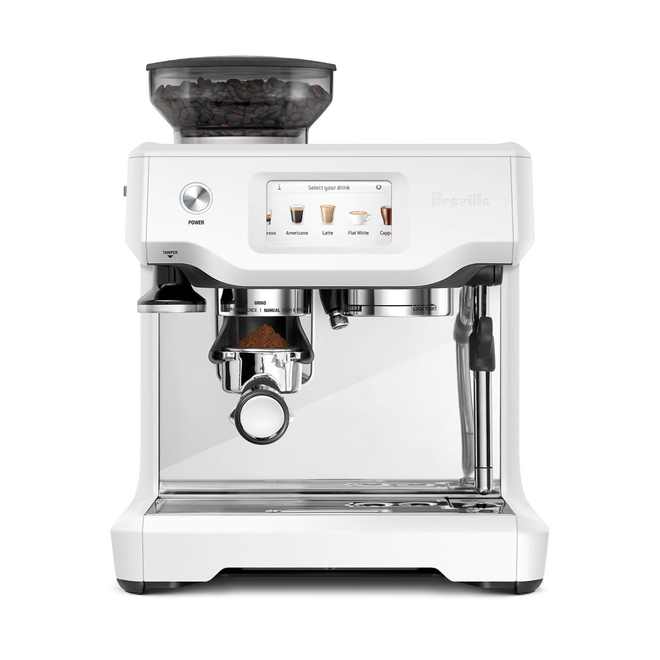 Breville Barista Touch Espresso Machine - Automatic Milk Frother & Built-in Grinder - Perfect for Home Baristas & Coffee Lovers (Ideal for Kitchens, Offices & Coffee Shops)